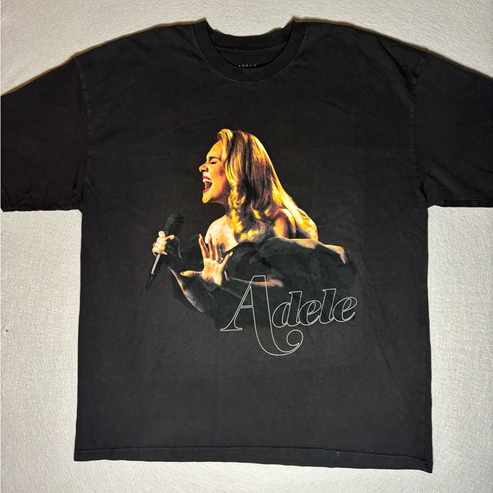 Adele T Shirt Black Weekends With Adele Caesars Tour Tee Vegas Size XXL